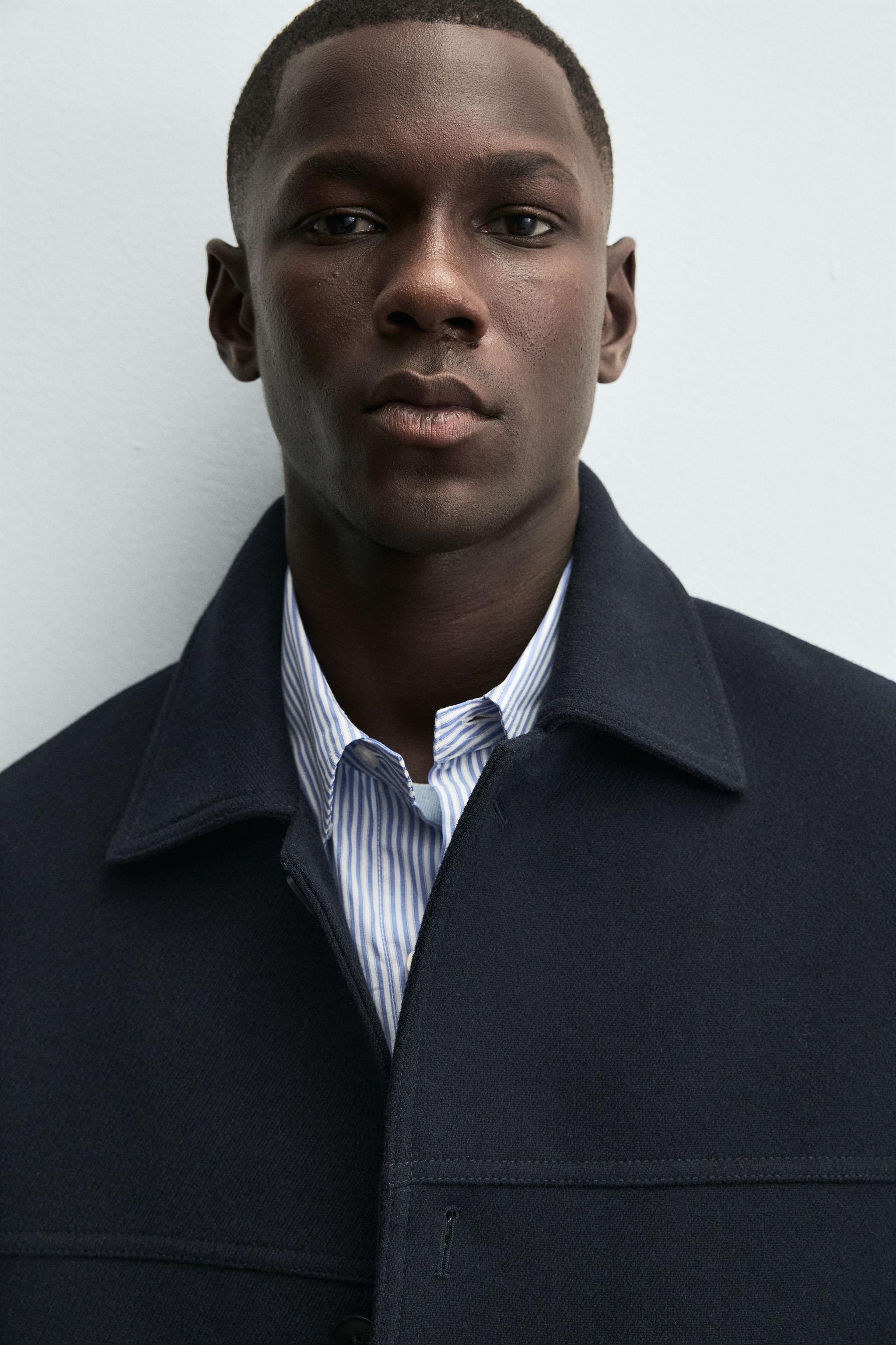 REGULAR FIT POCKET OVERCOAT